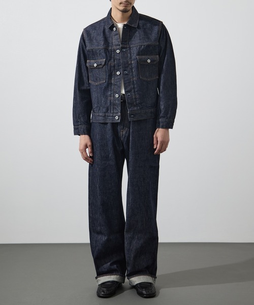 JAPAN BLUE JEANS(ジャパンブルージーンズ)の「【Japan Blue Jeans/ジャパンブルージーンズ】Selvedge Wide Jeans 14oz(デニムパンツ・メンズ・ダークインディゴブルー・30inch/34inch/32inch)」の6枚目の写真