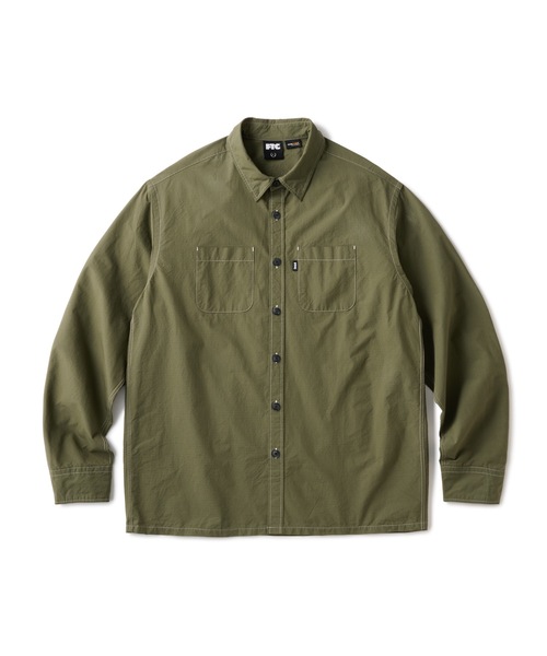 FTC（エフティーシー）の「CORDURA RIPSTOP SHIRT（シャツ/ブラウス・メンズ・チャコール/オリーブ/ネイビー・LARGE/X-LARGE/MEDIUM）」の3枚目の写真