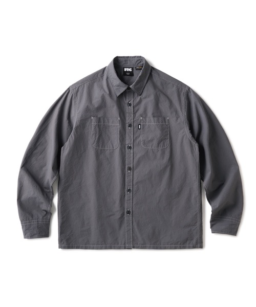 FTC（エフティーシー）の「CORDURA RIPSTOP SHIRT（シャツ/ブラウス・メンズ・チャコール/オリーブ/ネイビー・LARGE/X-LARGE/MEDIUM）」の2枚目の写真