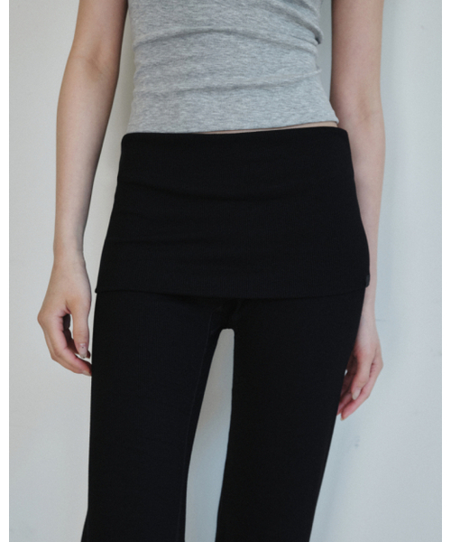 8FTER(エフター)の「フォールドフィットパンツ(スウェットパンツ・レディース・ブラック・SMALL/MEDIUM)」の5枚目の写真