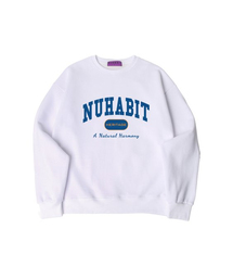 N/H NU AGE オーバーサイズ裏起毛スウェット_ホワイト (SOM4-4NH1196)