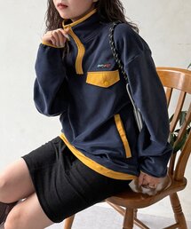 CPCM（シーピーシーエム）の「配色フリースハーフジッププルオーバー（その他アウター）」