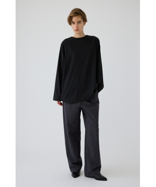 RIM.ARK(リムアーク)の「Oversize woven fall T-SH(オーバーサイズ ウーブン フォール ティーシャツ)(Tシャツ/カットソー・レディース・ホワイト/グレー/ブラック・FREE)」の4枚目の写真