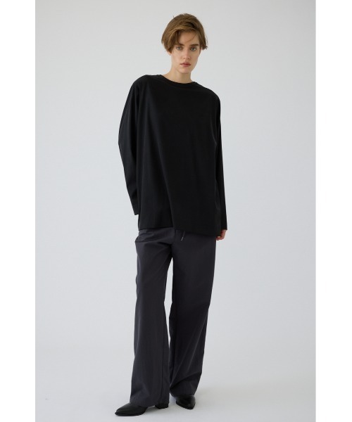 RIM.ARK(リムアーク)の「Oversize woven fall T-SH(オーバーサイズ ウーブン フォール ティーシャツ)(Tシャツ/カットソー・レディース・ホワイト/グレー/ブラック・FREE)」の6枚目の写真