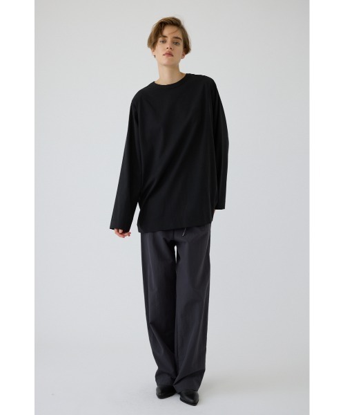 RIM.ARK(リムアーク)の「Oversize woven fall T-SH(オーバーサイズ ウーブン フォール ティーシャツ)(Tシャツ/カットソー・レディース・ホワイト/グレー/ブラック・FREE)」の7枚目の写真