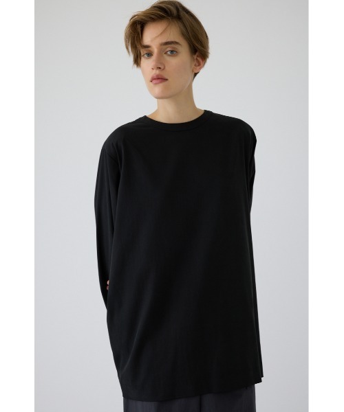 RIM.ARK(リムアーク)の「Oversize woven fall T-SH(オーバーサイズ ウーブン フォール ティーシャツ)(Tシャツ/カットソー・レディース・ホワイト/グレー/ブラック・FREE)」の8枚目の写真