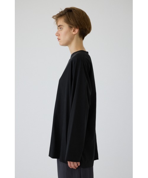 RIM.ARK(リムアーク)の「Oversize woven fall T-SH(オーバーサイズ ウーブン フォール ティーシャツ)(Tシャツ/カットソー・レディース・ホワイト/グレー/ブラック・FREE)」の11枚目の写真