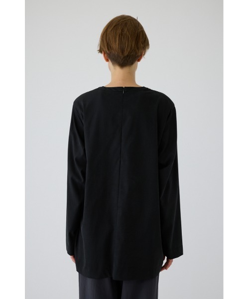 RIM.ARK(リムアーク)の「Oversize woven fall T-SH(オーバーサイズ ウーブン フォール ティーシャツ)(Tシャツ/カットソー・レディース・ホワイト/グレー/ブラック・FREE)」の12枚目の写真