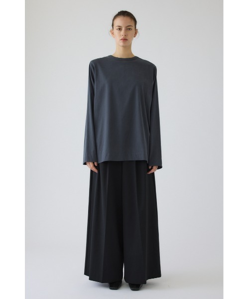 RIM.ARK(リムアーク)の「Oversize woven fall T-SH(オーバーサイズ ウーブン フォール ティーシャツ)(Tシャツ/カットソー・レディース・ホワイト/グレー/ブラック・FREE)」の16枚目の写真
