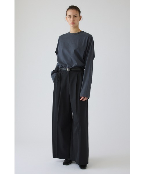 RIM.ARK(リムアーク)の「Oversize woven fall T-SH(オーバーサイズ ウーブン フォール ティーシャツ)(Tシャツ/カットソー・レディース・ホワイト/グレー/ブラック・FREE)」の18枚目の写真