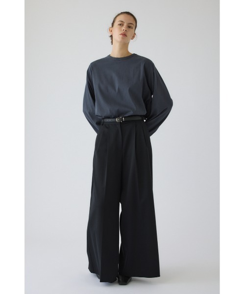 RIM.ARK(リムアーク)の「Oversize woven fall T-SH(オーバーサイズ ウーブン フォール ティーシャツ)(Tシャツ/カットソー・レディース・ホワイト/グレー/ブラック・FREE)」の19枚目の写真