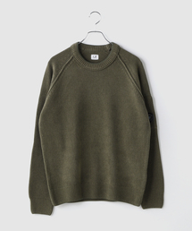 C.P. COMPANY（シーピーカンパニー）の「C.P.Company / シーピーカンパニー CHENILLE COTTON LENS CREWNECK SWEATER（ニット/セーター）」