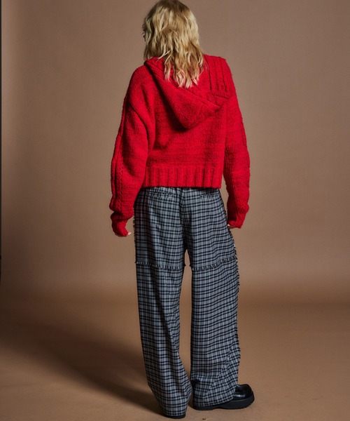 MAISON SPECIAL(メゾンスペシャル)の「【26WINTER PRE-ORDER】Check Pants/チェックパンツ(その他パンツ・レディース・ブラック/ベージュ/ブラウン・38/36)」の14枚目の写真