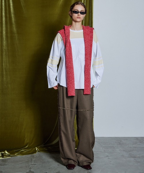 MAISON SPECIAL(メゾンスペシャル)の「【26WINTER PRE-ORDER】Check Pants/チェックパンツ(その他パンツ・レディース・ブラック/ベージュ/ブラウン・38/36)」の17枚目の写真