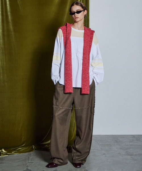 MAISON SPECIAL(メゾンスペシャル)の「【26WINTER PRE-ORDER】Check Pants/チェックパンツ(その他パンツ・レディース・ブラック/ベージュ/ブラウン・38/36)」の18枚目の写真