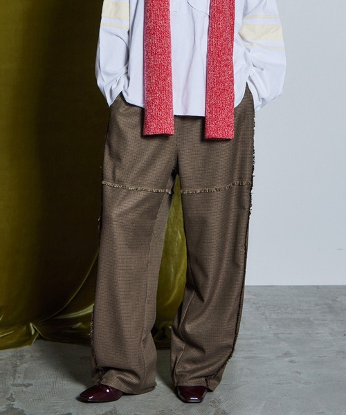 MAISON SPECIAL(メゾンスペシャル)の「【26WINTER PRE-ORDER】Check Pants/チェックパンツ(その他パンツ・レディース・ブラック/ベージュ/ブラウン・38/36)」の19枚目の写真