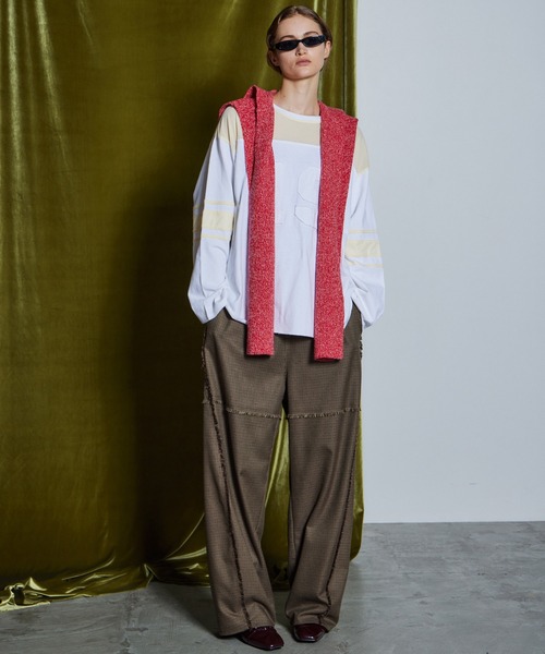 MAISON SPECIAL(メゾンスペシャル)の「【26WINTER PRE-ORDER】Check Pants/チェックパンツ(その他パンツ・レディース・ブラック/ベージュ/ブラウン・38/36)」の20枚目の写真