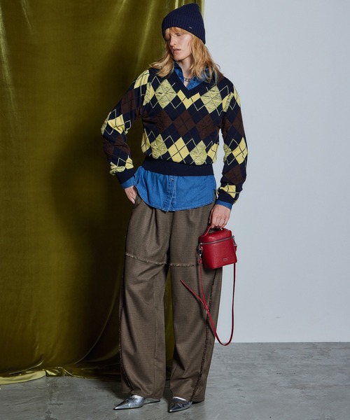 MAISON SPECIAL(メゾンスペシャル)の「【26WINTER PRE-ORDER】Check Pants/チェックパンツ(その他パンツ・レディース・ブラック/ベージュ/ブラウン・38/36)」の22枚目の写真