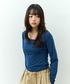 sobak studio（ソバクスタジオ）の「ワイドネックロングT / Wide Neck Long Tee（Tシャツ/カットソー・FREE）」