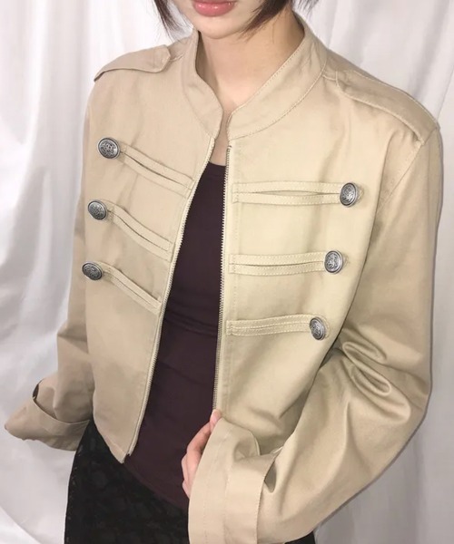 ナポレオン ショートジップジャケット
