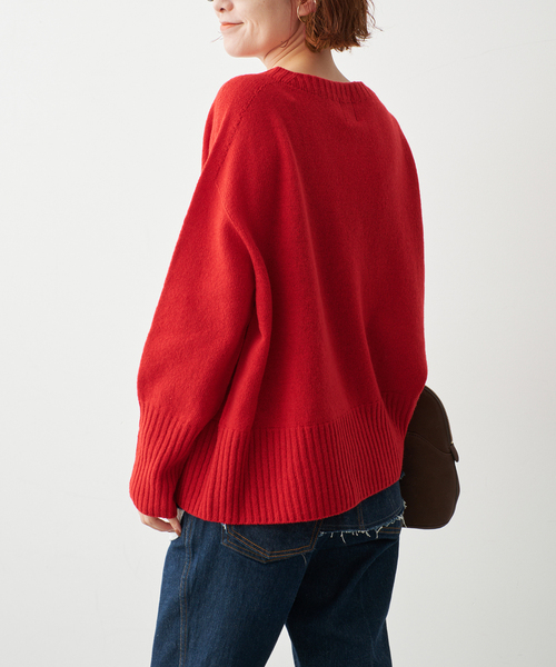 Spick & Span(スピックアンドスパン)の「ウォッシャブルウールボートネックプルオーバー(ニット/セーター・レディース・ピンク系その他/グレー/ブラック/レッド・FREE)」の8枚目の写真
