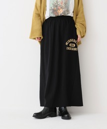 裏毛プリントスカート