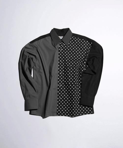 BEAUTY&YOUTH UNITED ARROWS（ビューティーアンドユースユナイテッドアローズ）の「＜TUBE＞ DOT CRAZY SHT/シャツ◆（シャツ/ブラウス・メンズ・ブラック/ネイビー・MEDIUM/LARGE）」の2枚目の写真