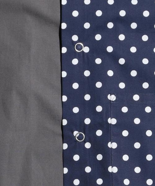 BEAUTY&YOUTH UNITED ARROWS（ビューティーアンドユースユナイテッドアローズ）の「＜TUBE＞ DOT CRAZY SHT/シャツ◆（シャツ/ブラウス・メンズ・ブラック/ネイビー・MEDIUM/LARGE）」の8枚目の写真