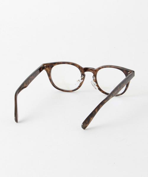 coen（コーエン）の「《LEE5月号掲載》ウェリントン ブルーライトカットメガネ（メガネ・メンズ・ブラック/ブラウン・フリー）」の5枚目の写真