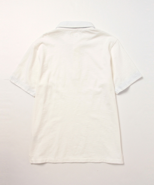 BEAMS（ビームス）の「BEAMS / カッタウェイ ポロシャツ（ポロシャツ・メンズ・ホワイト/サックスブルー/ネイビー・MEDIUM/X-LARGE/LARGE/SMALL）」の11枚目の写真