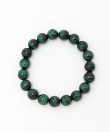 岩座 IWAKURA（イワクラ）の「【岩座】グリーンタイガーアイブレスレット/腕輪数珠 10mm玉天然石 3A（ブレスレット）」