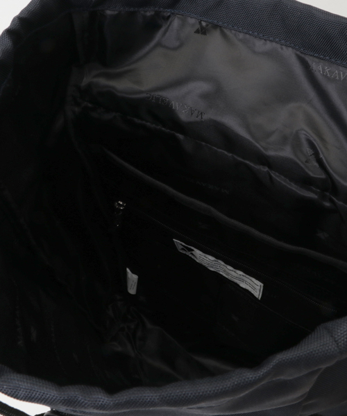 MAKAVELIC（マキャベリック）の「【MAKAVELIC】ダブルベルトバックパック/TRUCKS DOUBLE BELT ZONE MIX RUCK/3106-10118（バックパック/リュック・メンズ・ネイビー/レッド/ブラック/グレー/ホワイト・FREE）」の11枚目の写真