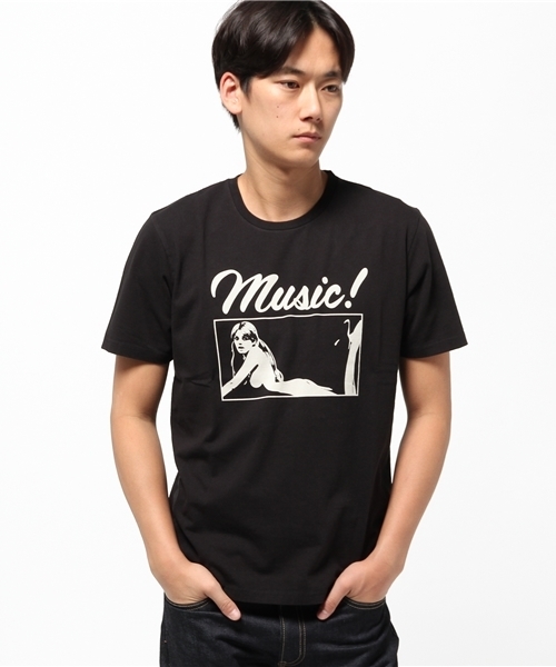 HYSTERIC GLAMOUR（ヒステリックグラマー）の「MUSIC！pt T-SH（Tシャツ/カットソー）」 - WEAR