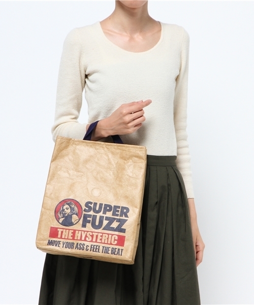 HYSTERIC GLAMOUR（ヒステリックグラマー）の「SUPER FUZZ クラッチバッグ（クラッチバッグ・レディース・ブラウン・FREE）」の5枚目の写真