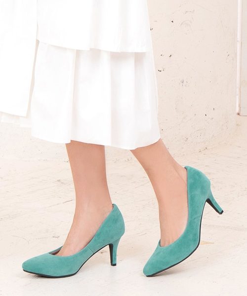 KOBE LETTUCE(コウベレタス)の「7cmヒールクッションポインテッドトゥパンプス(パンプス・レディース・ブラック系その他/イエロー系その他2/ピンク系その他2/ホワイト系その他/イエロー系その他/ピンク系その他/ベージュ系その他/パープル系その他/ブルー系その他/ベージュ系その他2/ブルー系その他2/グレー系その他/ブラック系その他2/ブラック系その他3/グリーン系その他/グレー系その他2/ピンク系その他3/サックスブルー/ベージュ系その他3/レッド系その他/ブラウン/パープル系その他2/ベージュ系その他4/ブルーグリーン/パープル系その他3/レッド系その他2/パープル系その他4/ミント/グリーン系その他2/パイソン/グレイッシュベージュ/ブラウン系その他/シルバー系その他/イエロー系その他3/グリーン系その他3/ブルー/ピンクベージュ・X-LARGE/X-SMALL/XX-LARGE/LARGE/MEDIUM/SMALL/M/S/LL/L/3L/XS)」の15枚目の写真