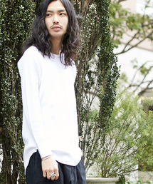 AMERICAN RAG CIE | ロング丈 丸胴 長袖サーマルカットソー WEB限定　(Tシャツ/カットソー)