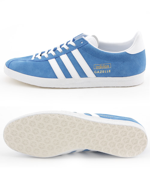 adidas Originals（アディダスオリジナルス）の「【入荷禁止】GAZELLE OG（スニーカー・メンズ・ブルー/オレンジ・23cm/23.5cm/24cm/24.5cm/26.5cm/27cm/27.5cm/28cm/28.5cm/26cm）」の3枚目の写真