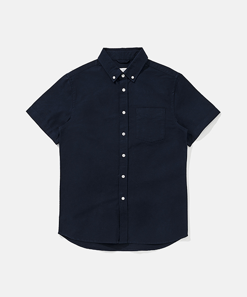 Saturdays NYC(サタデーズ ニューヨークシティ )の「Esquina Oxford Short Sleeve Shirt(シャツ/ブラウス・メンズ・ネイビー/ピンク/ブラック/ホワイト・X-SMALL/M/S/L/X-LARGE)」の4枚目の写真