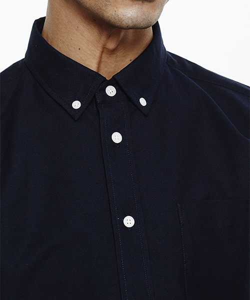 Saturdays NYC(サタデーズ ニューヨークシティ )の「Esquina Oxford Short Sleeve Shirt(シャツ/ブラウス・メンズ・ネイビー/ピンク/ブラック/ホワイト・X-SMALL/M/S/L/X-LARGE)」の14枚目の写真