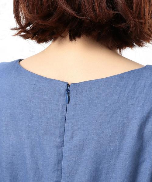 green label relaxing（グリーンレーベルリラクシング）の「CF ハードマンズLI FLA N/SL ワンピース（ワンピース・レディース・ブラック/オリーブ/コバルトブルー・36/38）」の16枚目の写真