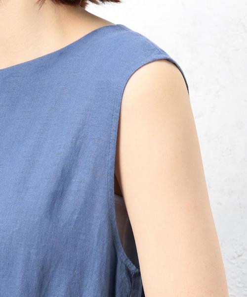 green label relaxing（グリーンレーベルリラクシング）の「CF ハードマンズLI FLA N/SL ワンピース（ワンピース・レディース・ブラック/オリーブ/コバルトブルー・36/38）」の17枚目の写真