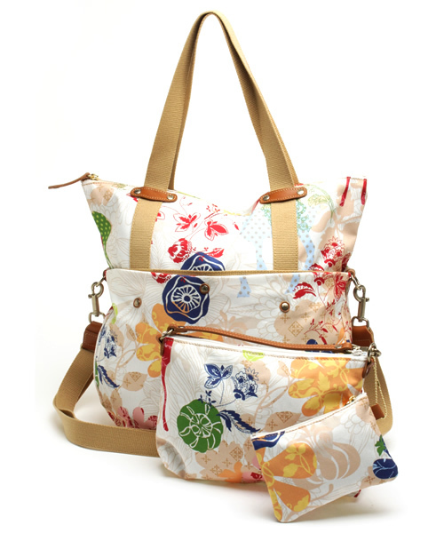 russet（ラシット）の「SOLEIL 和柄プリントバッグ（トートバッグ