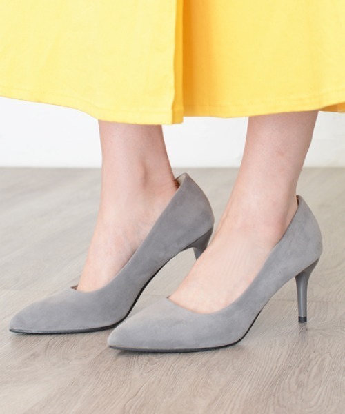 Futier land（フューティアランド）の「【ロングセラー！】走れる！クッションあり！ポインテッドトゥパンプス（パンプス・レディース・アニマル/カーキ/グレー/レオパード/ブルー/ベージュ/ピンク/ブラウン/ブルー系その他/レッド/ブラック/テラコッタ/ネイビー/ダークネイビー/ダークグリーン/パープル系その他/マスタード/エメラルド/チェック/ブルー系その他2/ピンクゴールド/ブラック系その他/レッド系その他/その他/アイボリー/ピンクベージュ/グレイッシュベージュ/ブラック系その他2/イエロー系その他3/レッド系その他3/アイボリー系1/ベージュ系1/シルバー/シルバー系その他/ゴールド/ベージュ系その他/シルバー系その他3/ブラック系その他3/ベージュ系その他3・39/40/38/36/37/35/41/34）」の6枚目の写真