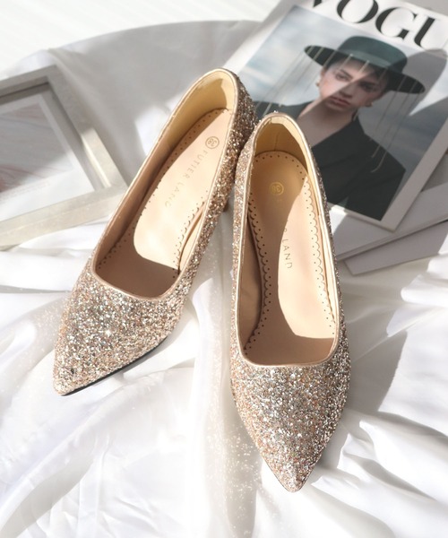 Futier land（フューティアランド）の「【ロングセラー！】走れる！クッションあり！ポインテッドトゥパンプス（パンプス・レディース・アニマル/カーキ/グレー/レオパード/ブルー/ベージュ/ピンク/ブラウン/ブルー系その他/レッド/ブラック/テラコッタ/ネイビー/ダークネイビー/ダークグリーン/パープル系その他/マスタード/エメラルド/チェック/ブルー系その他2/ピンクゴールド/ブラック系その他/レッド系その他/その他/アイボリー/ピンクベージュ/グレイッシュベージュ/ブラック系その他2/イエロー系その他3/レッド系その他3/アイボリー系1/ベージュ系1/シルバー/シルバー系その他/ゴールド/ベージュ系その他/シルバー系その他3/ブラック系その他3/ベージュ系その他3・39/40/38/36/37/35/41/34）」の12枚目の写真