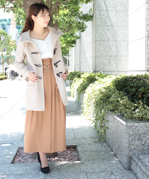 mysty woman（ミスティウーマン）の「フード付きウールダッフルコート