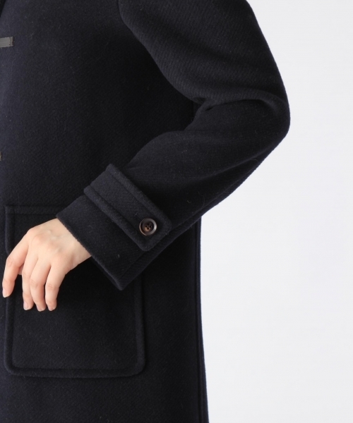 mysty woman（ミスティウーマン）の「フード付きウールダッフルコート（ダッフルコート・レディース・ピンクベージュ/ダークネイビー/キャメル/オフホワイト・SMALL/MEDIUM）」の22枚目の写真