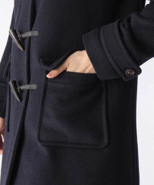 mysty woman（ミスティウーマン）の「フード付きウールダッフルコート（ダッフルコート・レディース・ピンクベージュ/ダークネイビー/キャメル/オフホワイト・SMALL/MEDIUM）」の21枚目の写真