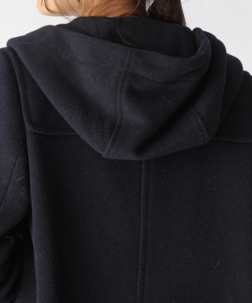 mysty woman（ミスティウーマン）の「フード付きウールダッフルコート（ダッフルコート・レディース・ピンクベージュ/ダークネイビー/キャメル/オフホワイト・SMALL/MEDIUM）」の16枚目の写真