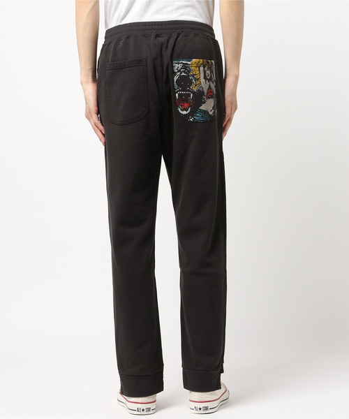 HYSTERIC GLAMOUR（ヒステリックグラマー）の「WOLF LAND プリント リメイクスウェットパンツ（その他パンツ・メンズ・トップグレー/ブラック・SMALL/MEDIUM）」の6枚目の写真