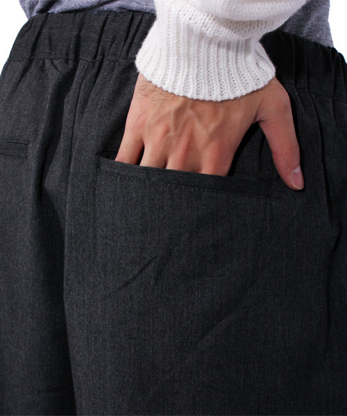 8(eight)(エイト)の「ワイドパンツ サルエル スーツ生地(スラックス・メンズ・チャコールグレー/ブラック/ネイビー・LARGE/MEDIUM)」の16枚目の写真